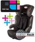 Детское кресло Heyner MultiProtect Aero Tech 3D (черное)  